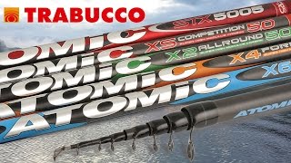 Trabucco TV  Canne Bolognesi  Prodotti 2015  Atomic Series [upl. by Adnalro]