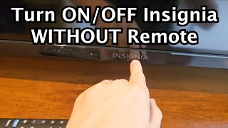 Insignia Fire TV How to Turn ONOFF WithWithout Remote [upl. by Nodyroc281]