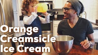 How to make Orange Creamsicle Ice Cream [upl. by Brooke]