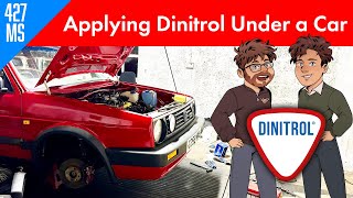 How easy is it to apply Dinitrol under a classic car  427 Motorsports [upl. by Bartosch497]