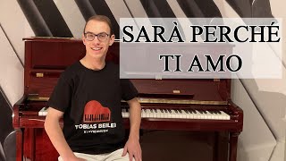 Sarà Perché Ti Amo  Ricchi e Poveri  Piano Cover 🎹 amp Sheet Music 🎵 [upl. by Edie]