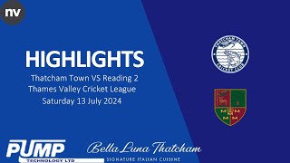 Thatcham Town CC 1st XI vs Reading 2nd XI Match Highlights [upl. by Proulx]