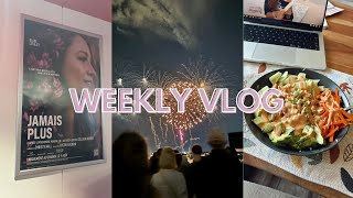 Weekly Vlog  Grands Feux Loto Québec Diners rapides et Soirée de filles  It ends with us movie [upl. by Ahsiekyt]