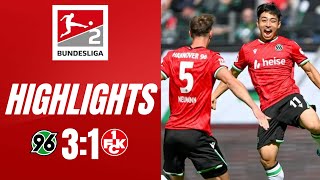 Hannover 96  1 FC Kaiserslautern 31 Highlights 2 Bundesliga 202425 [upl. by Naul286]