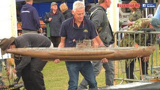 GERMAN Type VII UBOAT RC SUBMARINE DIVE and RESURFACE demonstration [upl. by Nidnal]