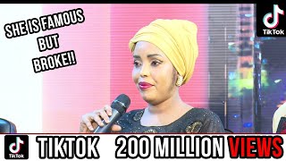 THIS FAMOUS SOMALI WOMAN ON TIKTOK IS BROKE quotnakupenda mimi sanaquot i love you more than my life Song [upl. by Eirelam]