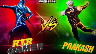 RTR FF 🔥 VS PRAKASH 1VS 1 Fight Switch Spid hadshorts [upl. by Petra422]