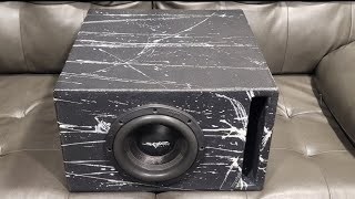 FOR SALE Skar IX8 150w RMS 300w maxin enclosure tuned to 37 hz [upl. by Deidre]