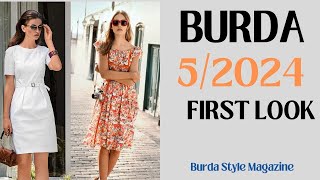 Burda Style 52024 Fırst Look [upl. by Nivrae699]