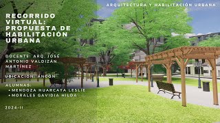 RECORRIDO VIRTUAL PROPUESTA DE HABILITACIÓN URBANA  ANCÓN [upl. by Hylton]