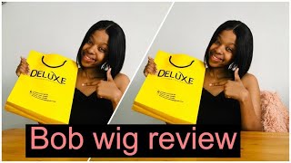 R900 12 inch bob wig review South African youtuber 🇿🇦 [upl. by Larentia]