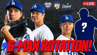 Dodgers 6Man Rotation Teoscar Hernández Contract Update Top 5 Mookie Betts Podcast Moments [upl. by Amehsat730]