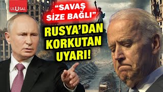 Putin nükleer doktrini güncelledikten sonra Rusyadan ABDye savaş uyarısı [upl. by Ainaj]