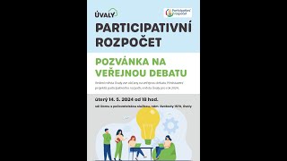 Představení projektů participativnáího rozpočtu [upl. by Eyssej]