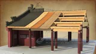 How to build a Chinese Traditional houseBY 3D max 中國傳統建築建造過程 [upl. by Anirehc]