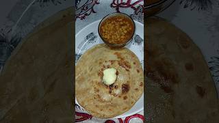 Ghee Paratha recipe with Chana dal curryshortsTikis Journey [upl. by Ynoble105]