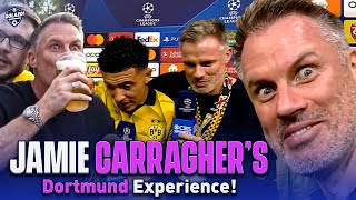 Jamie Carraghers incredible Dortmund experience ft Jadon Sancho  UCL Today  CBS Sports Golazo [upl. by Novelia]