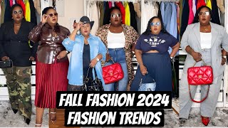 FALL FASHION TRENDS HAUL PLUS SIZE 20242025 HAUL [upl. by Taimi]