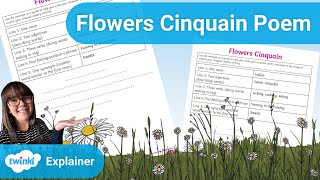 Twinkl KS1  How to Write a Cinquain Poem [upl. by Nido]