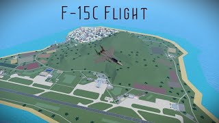 F 15C Flight and Crate Hunting In Aeronautica  Roblox [upl. by Acemaj]