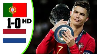 Portugal vs Netherlands 10 Uefa Nations league final 2019 highlights HD [upl. by Animrelliug]