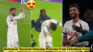 😍 Bentancur Received Amazing Welcome From Tottenham Fans On His Return From Injury vs Crystal Palace [upl. by Zertnom]