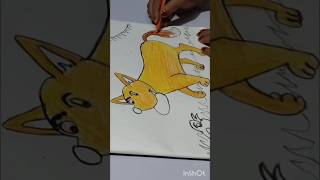 Clever Fox drawingclever Fox drawing ideas for kidsHow to draw clever Foxshortvideos short [upl. by Devaj923]