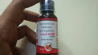 fepanil mef ds syrup uses  price  composition  dose  side effects  precautions  in hindi [upl. by Odraode]