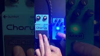 Clean guitar chorus comparison BOSS CE2 vs MXR M234 into a Laney L20H Lionheart Amp guitarpedals [upl. by Girand205]