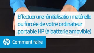 Effectuer une réinitialisation matérielle ou forcée de votre ordinateur portable HP [upl. by Goraud]