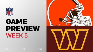 Cleveland Browns vs Washington Commanders  2024 Week 5 Game Preview [upl. by Duffie]