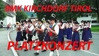 BMK Kirchdorf in Tirol  Einmarsch zum Platzkonzert [upl. by Oemor]