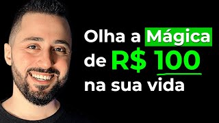 O QUE FAZER COM R100 NO BANCO  COMECE INVESTIR COM POUCO Veja a Mágica [upl. by Cusick]