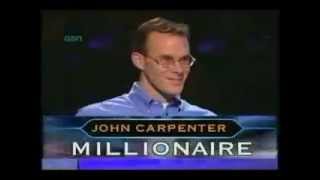 The Greatest and First Win on Who Wants to Be A Millionaire US  John Carpenter Calls His Father [upl. by Erehpotsirhc]