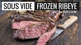 Sous Vide Frozen RibEye Perfection  Perfect Rib Eye Steak by Sous Vide Everything [upl. by Notnirb]