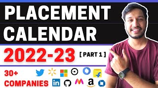 Placement Calendar 202223  OffCampus Hiring 2022  Which company hires when  Kushal Vijay [upl. by Asyl]