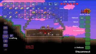 Lets Play Terraria 76  Das Hügelhaus [upl. by Hnahc]