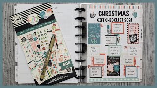 Christmas Gift Checklist 2024  Merry amp Bright  Happy Planner Page [upl. by Bernardo112]