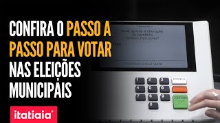 VEJA COMO FUNCIONARÁ A VOTAÇÃO NAS ELEIÇÕES MUNICIPAIS E O PASSO A PASSO NAS URNAS ELETRÔNICAS [upl. by Gide]