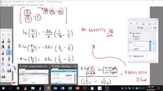 Calculating enthalpy of vaporization from vapor pressure [upl. by Aderf]