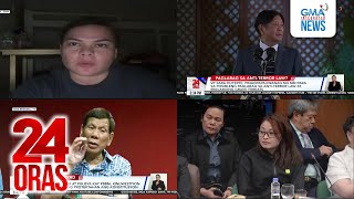 24 Oras Part 1 Paglabag sa AntiTerror Law at reklamong grave threats vs VP Sara atbp [upl. by Angelina]