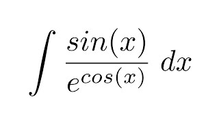 Integral of sinxecosx substitution [upl. by Auqenehs693]