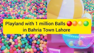 Bubble Dome Bahria Town Lahore  Bahria Town  Lahore  Step into pakistans biggest ball pit arena [upl. by Reahard]