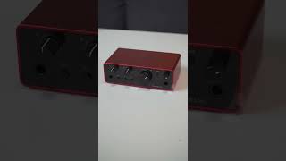 Focusrite Scarlett Solo 4th Gen Interface Áudio USBC EGITANAes [upl. by Erodaeht]