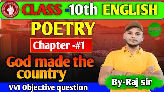 The God Who Made the Country  Class 10 English Literature [upl. by Zirkle]