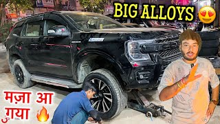 FINAL LOOK  New PREMIUM Alloys and BIG TYRES Installed 🔥🔥🔥 Ford Raptor की असली Look 😈 [upl. by Akimad98]