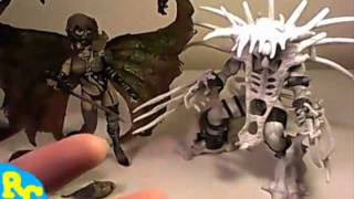 TheReviewSpace Necromancer VS ExoSkeleton Spawn Ultra Action Figures [upl. by Robins]