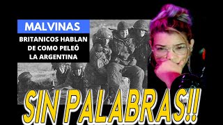 Reacción  Malvinas Británicos hablan de como peleó la Argentina  Bel [upl. by Lacee]