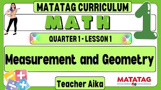 MATATAG Math 1 Grade 1 Quarter 1 Lesson 1 Measurement and Geometry 2 Dimensional Shapes matatag [upl. by Octavie]