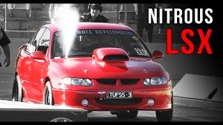 170mph on IRS  Nitrous LSX Holden [upl. by Swithin]